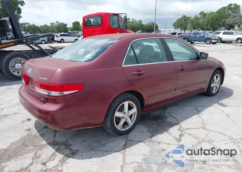 2003 Honda Accord 2.4 Ex из США, поврежденный, VIN 1HGCM56683A103368